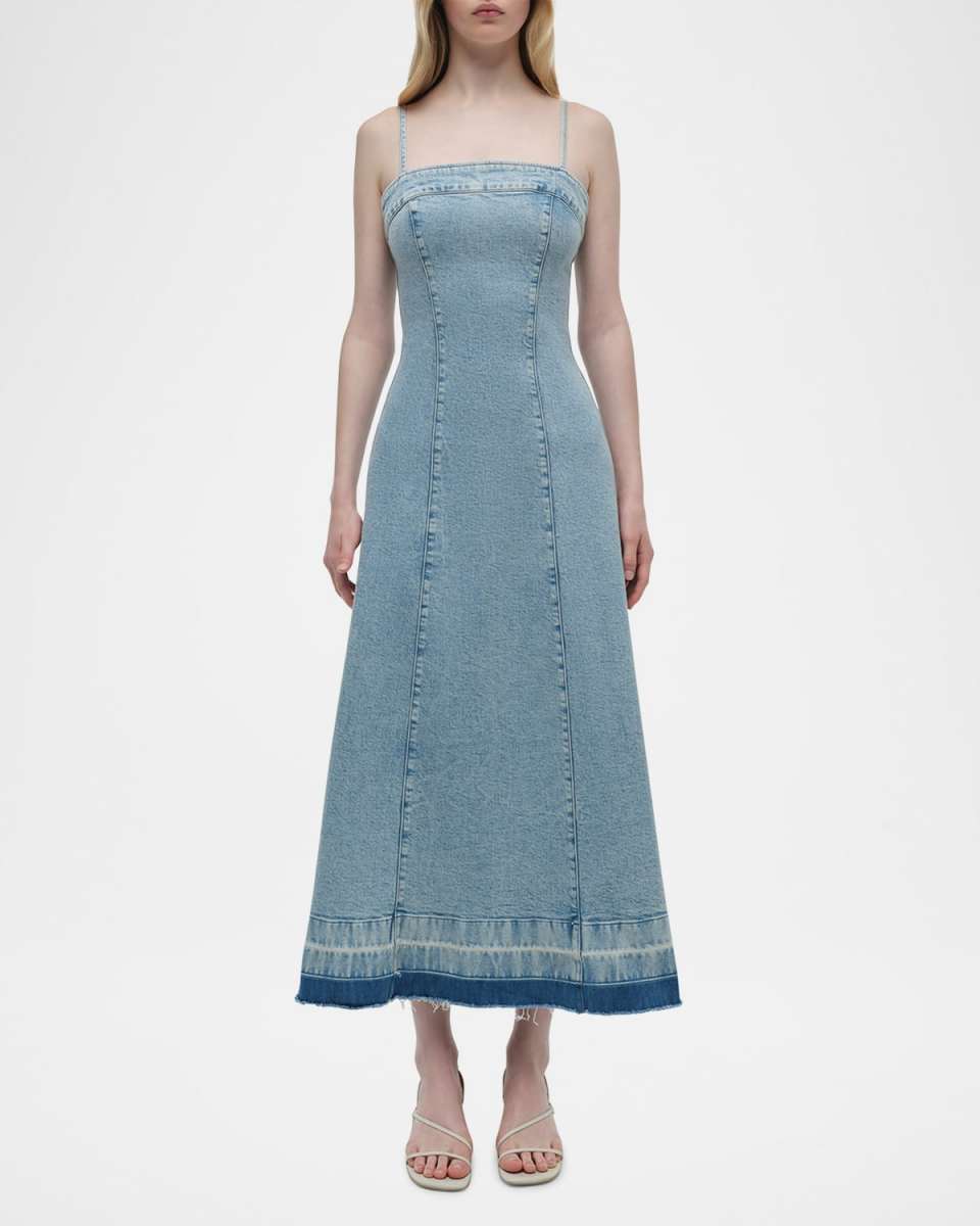 Clarissa Sleeveless Denim Dress